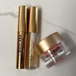 NEW Grande Cosmetics Bundle | GrandeBuff Lip Scrub | GrandeLips | GrandeMascara